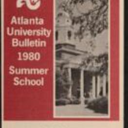 The Atlanta University Bulletin (catalogue), s. IV no. 186: Summer School, March 1980