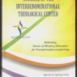 The Journal of the Interdenominational Theological Center, Vol. 41 Spring 2015