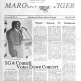 The Maroon Tiger, 1978 October 26