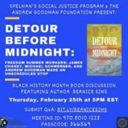 Detour Before Midnight, Black History Month Book Discussion, February 25, 2021