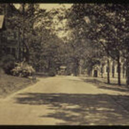 A view of the Clark University campus. Text from slide presentation: The unique character of South Atlanta was its association with Clark University, and later, Gammon Theological Seminary.