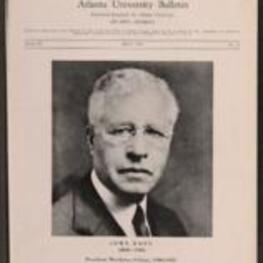 The Atlanta University Bulletin (newsletter), s. III no. 15: July 1936
