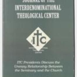 The Journal of the Interdenominational Theological Center, Vol. XXXVI Fall 2010
