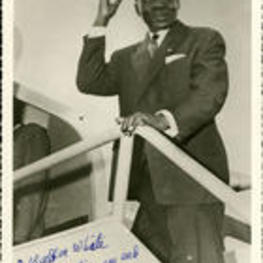 Portrait of Walter White autographed.