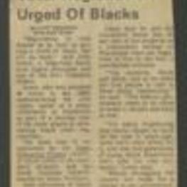 Newspaper article describing John R. Lewis sentiments on voter registration after speaking at a press conference in Greenville, South Carolina, on September 26, 1976. Lewis urged Black voters to register to vote before the October 2 registration deadline. Lewis said that he and his colleagues found that 80% of the students at a community college in Mississippi were not registered to vote. He also insisted that the federal government do more to make it easier to register to vote. 1 page.