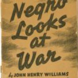 John Henry Williams' essay recounts his thoughts on war.