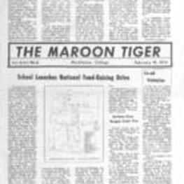 The Maroon Tiger, 1974 February 18