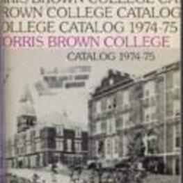Morris Brown College Catalog 1975-1976