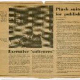 A newspaper clipping about the Johnson Publishing Company.