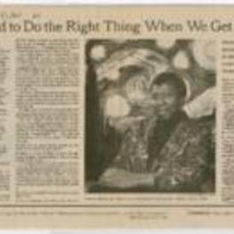 Article on Octavia E. Butler and interview about her writing.