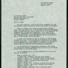 Correspondence to Dr. Harvey B. Smith, National Secretary of Guardsmen, from H. M. Collier and Raleigh A. Bryant regarding requirements and qualifications needed to create a Savannah chapter of the Guardsmen.