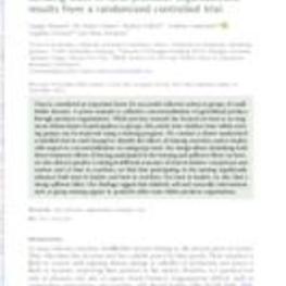 Building Trust in Rural Producer Organizations: Results from a Randomized Controlled Trial