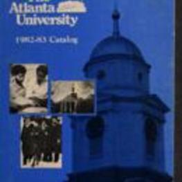 The Atlanta University Bulletin (catalogue), s. N no. 188: General Catolog 1982-1983, September 1982