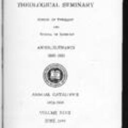Gammon Theological Seminary Bulletin:  Schools of Theology, Missions and Bible Training Announcements 1930-1931 Annual Catalogue 1929-1930, Vol. XLVII