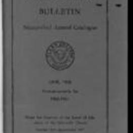 The Clark College Bulletin: Ninety-third Annual Catalogue, Announcements for  1960-1961