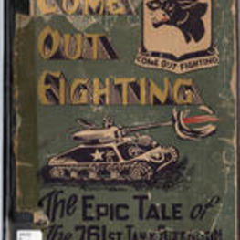 The cover of a book about the 761st Tank Battalion.