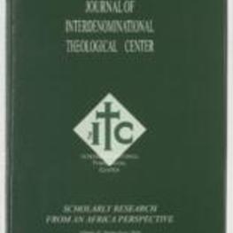 The Journal of the Interdenominational Theological Center, Vol. 42 Spring 2016