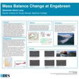Mass balance change at Engabreen