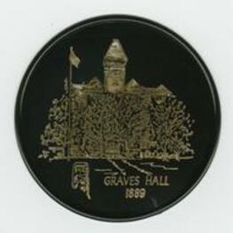 This coaster commemorates Graves Hall, Morehouse�s first and oldest building in Atlanta, erected in 1889. The hall is named in honor of Samuel T. Graves, the second president of the college.