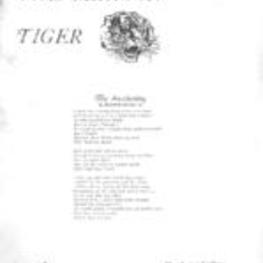 The Maroon Tiger, 1927 January 1
