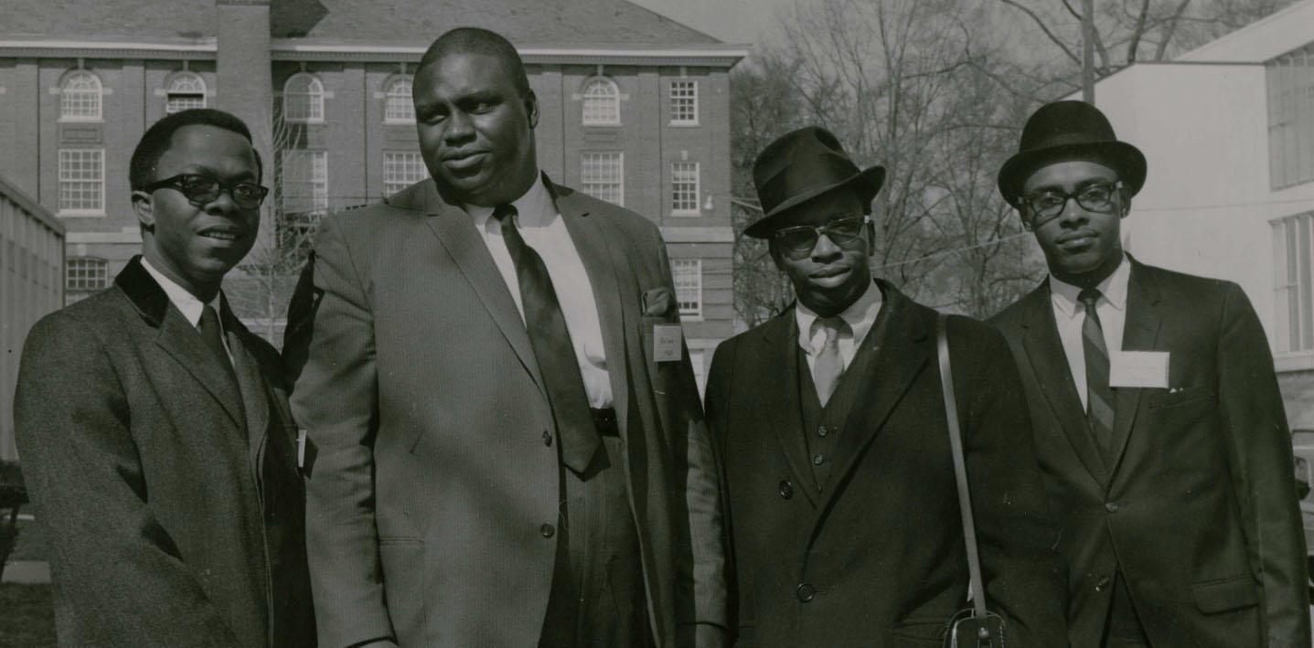 The Morehouse College Photograph Collection includes photographs depicting the buildings and grounds, students, campus events and visitors, faculty, and individuals associated with Morehouse College dating from the 1880s through the 1970s. The images showcase aspects of the history of Morehouse College as the only all-male historically Black college in the United States. Morehouse College was founded by Reverend William Jefferson White in 1867, in Augusta, Georgia in the basement of Springfield Baptist Church and was known as The Augusta Theological Institute. After an invitation by the Reverend Frank Quarles in 1879, the College relocated to the basement of Friendship Baptist Church in Atlanta, and changed its name to Atlanta Baptist Seminary. The College relocated once more to its present home in the West End community of Atlanta, Georgia in 1890, and changed its name one last time to Morehouse College in 1913. Part of this collection is held in the RWWL Archives Research Center, the photograph album is held at the Morehouse College Archives. 

At the AUC Robert W. Woodruff Library we are always striving to improve our digital collections. We welcome additional information for any of the works in this collection.  To submit information, please contact us at DSD@auctr.edu.