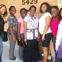 Spelman SIS Students with Darlene Clark, circa 2009