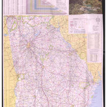 Official Highway Map of Georgia, 1971