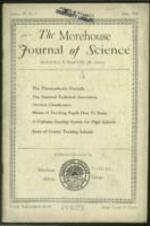 Morehouse College Journal of Science, vol.4 no.2, April 1930