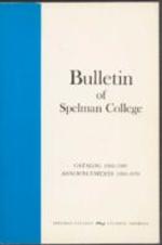 Spelman College Bulletin 1968-1969