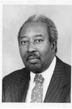 Portrait of Dr. J. Deotis Roberts, fourth president, January 23, 1980-April 14, 1983.