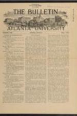 The Atlanta University Bulletin (newsletter), no. 200: May 1910