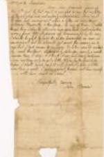 A letter to Seth Thompson from John Brown regarding an order and the receipt of funds. 2 pages.