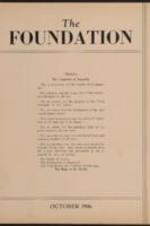 The Foundation vol. 36 no. 4