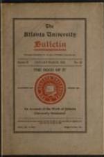 The Atlanta University Bulletin (newsletter), s. II no. 22: The Good Of It, January-March 1916