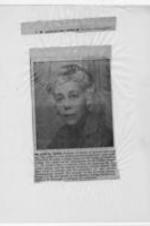 Newspaper clipping featuring Dr. Anne M. Cooke.