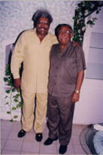 Don King and Joseph E. Lowery are shown posing for a picture.