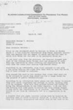 Correspondence to and from Alabama Governor George Wallace about Bloody Sunday. 4 pages.