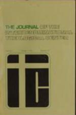 The Journal of the Interdenominational Theological Center Vol. I No. 2 Spring 1974