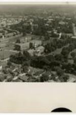 Aerial view of Atlanta University, Morehouse College, Clark, Spelman, Housing Projects.