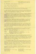 The first memo discusses the distribution of supplies, observations on the situation in Fayette and Haywood Counties, and the need for support in terms of clothing and food. The second memo provides an overview of CORE's activities, contributions from various groups, and the physical situation in the counties, emphasizing the need for crop loans and financial aid. 2 pages.