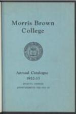 Morris Brown College Catalog 1932-1933