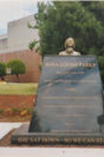Rosa Louise Parks memorial monument on the campus of Alabama State University, presented by SCLC/W.O.M.E.N. in honor of civil rights movement leaders as part of the Civil Rights Heritage Tour.