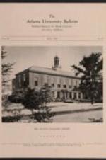 The Atlanta University Bulletin (newsletter), s. III no. 23: July 1938