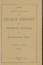 Catalog of Spelman Seminary 1885-1886