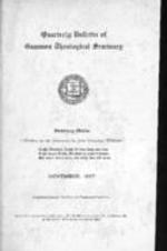Quarterly Bulletin of Gammon Theological Seminary 1917
