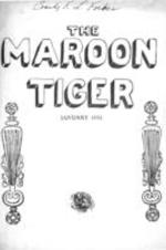 The Maroon Tiger, 1932 January 1