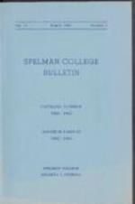 Spelman College Catalog 1960-1962