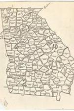 Map of Georgia counties and districts.