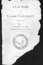 Yearbook of Clark University for 1896-1897