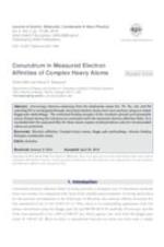 Conundrum in Measured Electron Affinities of Complex Heavy Atoms
